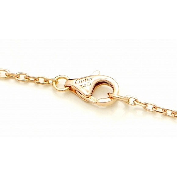 Cartier C Heart Heart Symbol Necklace Gold Diamond - Picture 5 of 6